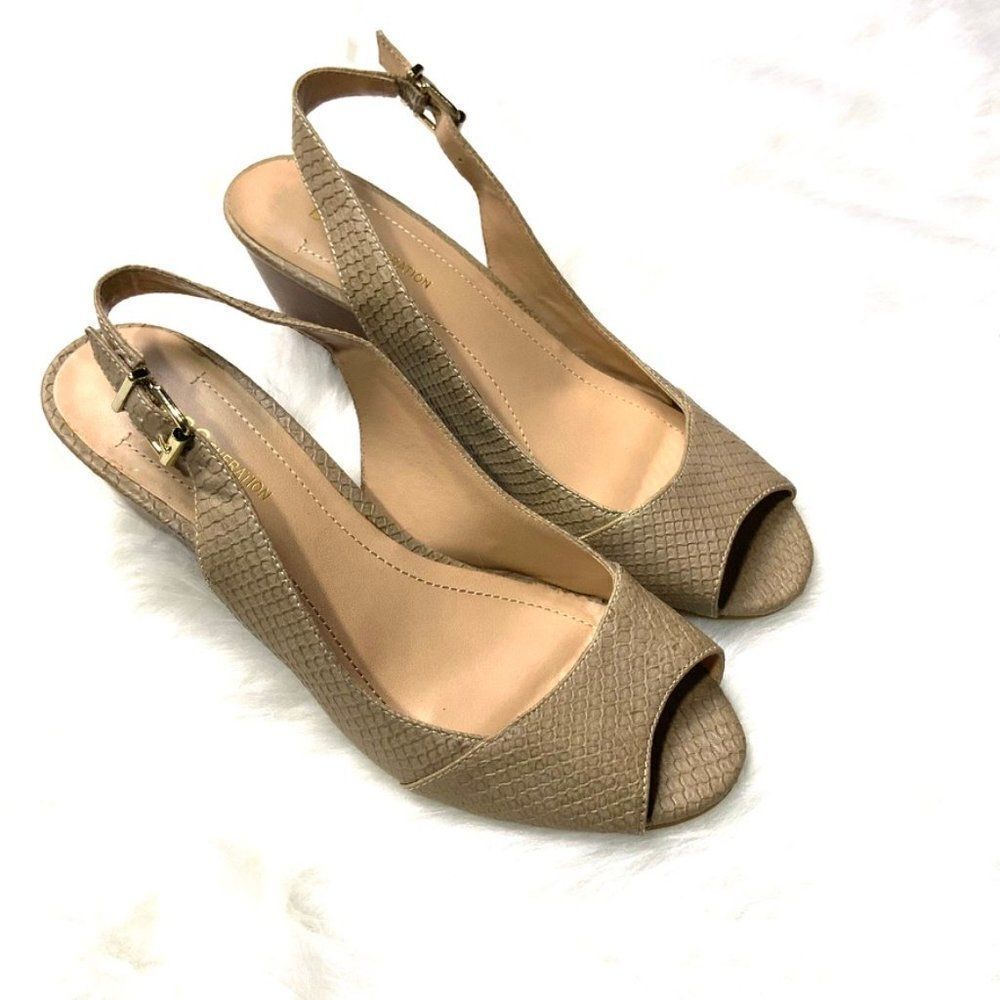 Bcbgeneration Open Toe Sling-Back Wedges, Size 8.5 - image 2